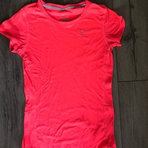 Hot pink Nike T-shirt